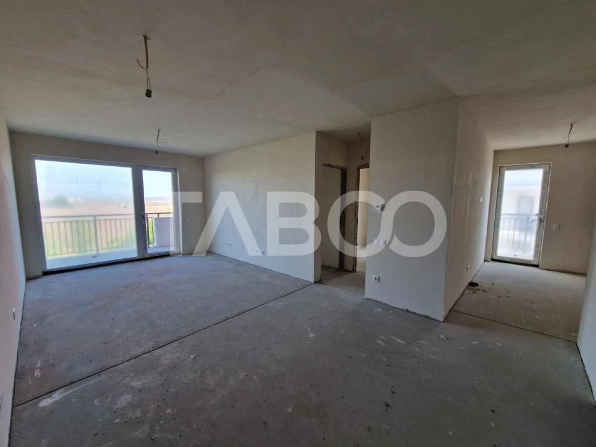 Apartament cu orientare SV 70 mpu 3 camere 2 bai bloc cu lift Turnisor - 4