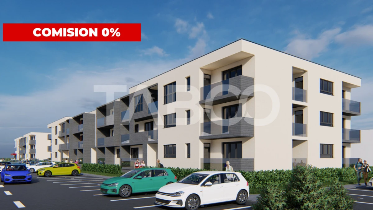 Garsoniera decomandata de vanzare 47 mpu loc de parcare logie Selimbar - 1