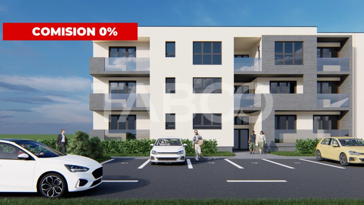 Garsoniera decomandata 41 mpu de vanzare balcon loc parcare Selimbar - 1
