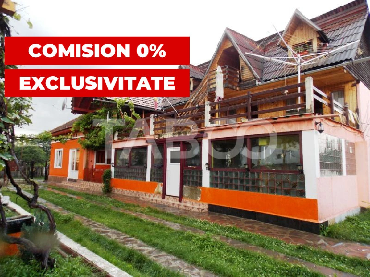 Pensiune 13 camere si teren 3000 mp de vanzare la cheie Comision 0% - 2