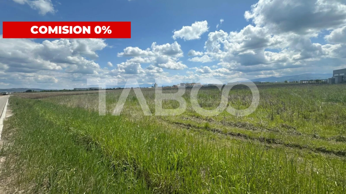 Teren intravilan PUZ aprobat 9000 mp Comision 0 zona industriala vest - 2