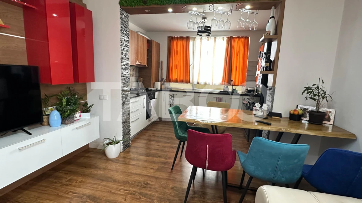 Apartament decomandat 3 camere mobilat utilat zona Arhitectilor Sibiu - 5