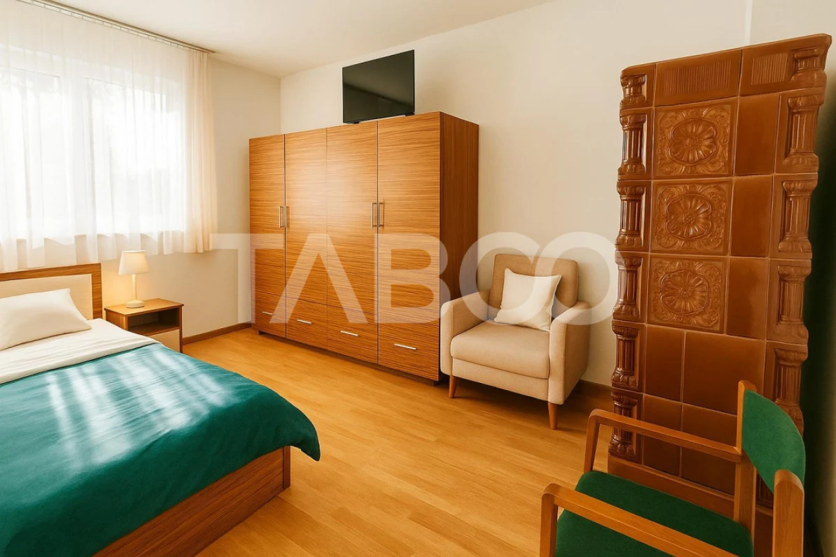 Casa individuala 4 camere cu curte de 550 mp 2 bai Cristian Sibiu - 9