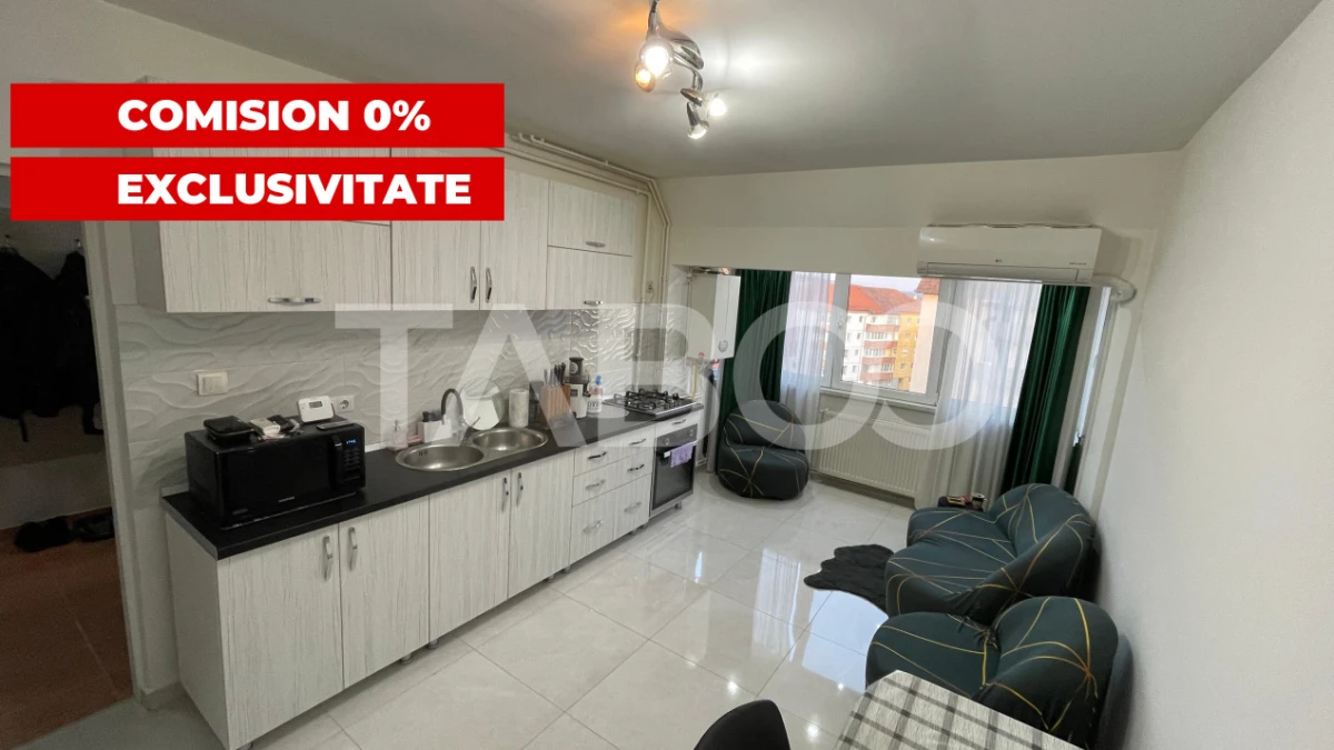 Apartament modern 4 camere Comision 0 % mobilat zona Terezian Sibiu - 1