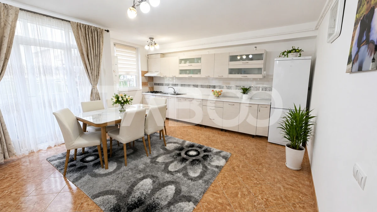 Apartament 3 camere de vanzare mobilat utilat Selimbar Sibiu - 3