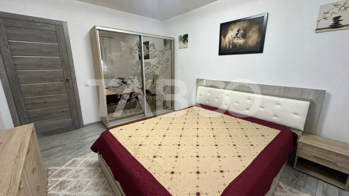 Apartament 3 camere de vanzare mobilat utilat Selimbar Sibiu - 1