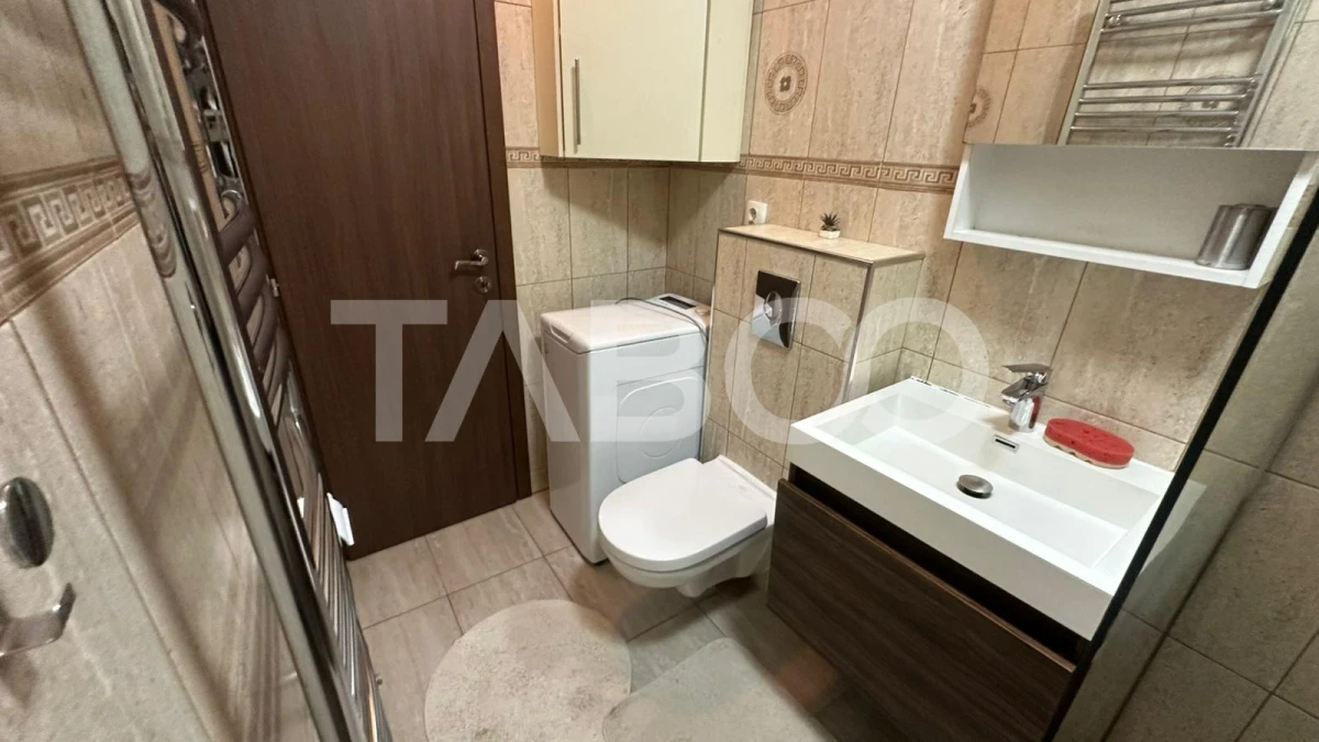 Apartament mobilat utilat 3 camere cu balcon zona Rahovei Sibiu - 7