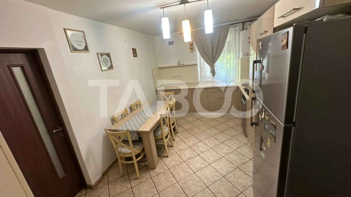Apartament mobilat utilat 3 camere cu balcon zona Rahovei Sibiu - 4