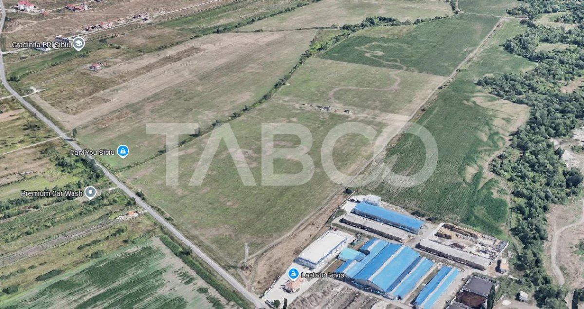 Teren de vanzare 4386mp pretabil investiti zona Calea Cisnadiei Sibiu - 1