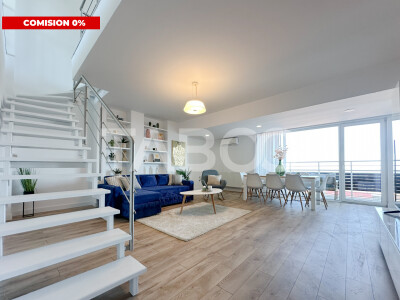 Penthouse de vanzae Comision 0 2 nivele 160 mp utili cu 75 mp terasa