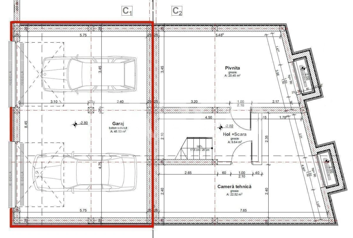De vanzare duplex cu 2 garaje Comision 0% in cartierul Dambul Rotund - 7