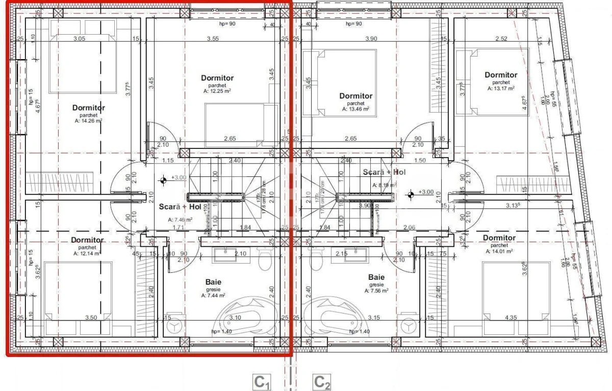 Duplex de vanzare Comision 0% in cartierul Dambul Rotund - 9