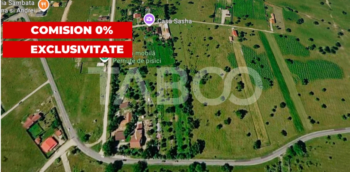 Teren extravilan de vanzare 2580 mp in Statiunea Sambata de Sus - 1