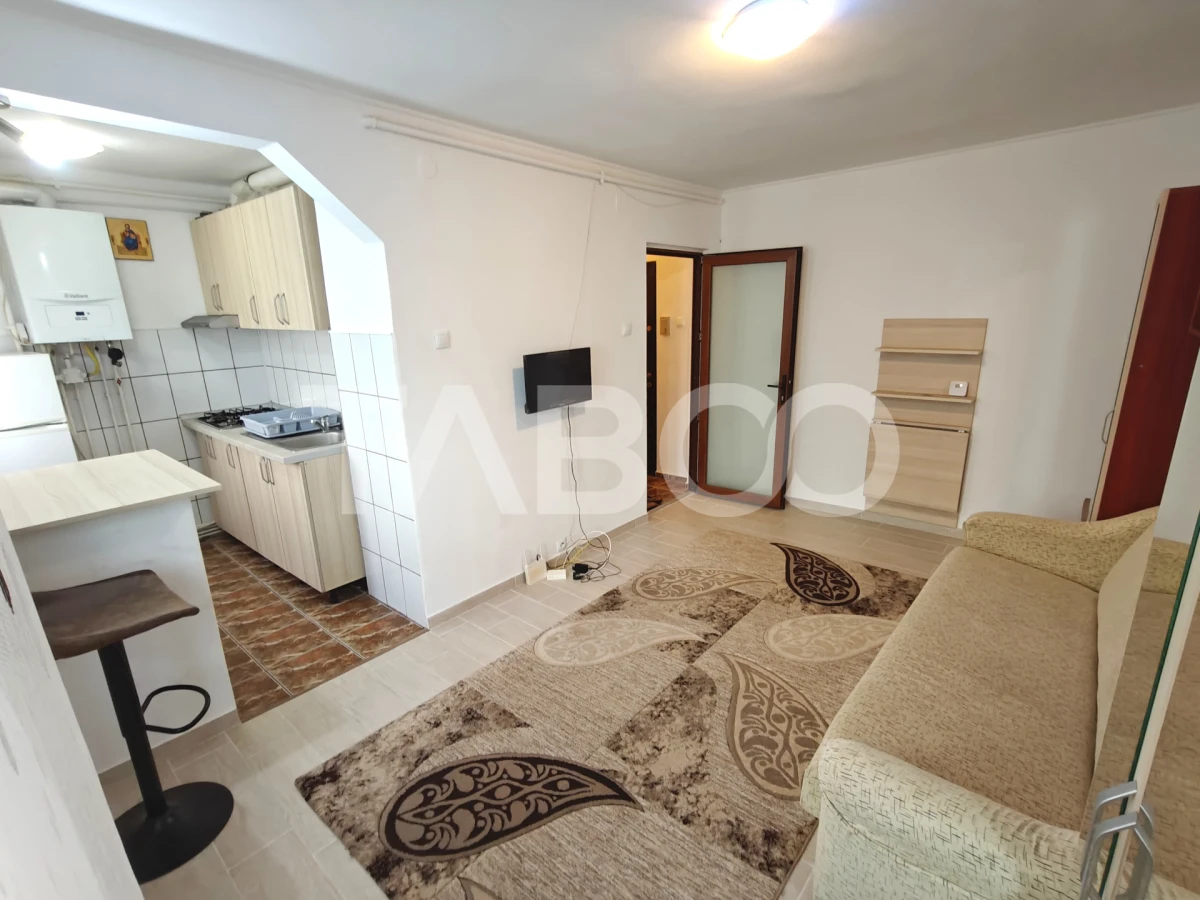 Garsoniera cu balcon la etajul 1 - mobilata si ultilat - OMV Milea - 3