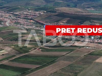 Teren intravilan 9300 mp de vanzare cu acces la utilitati Sura Mare