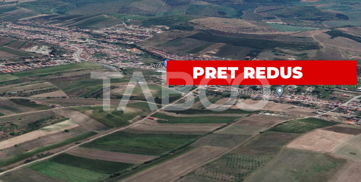 Teren intravilan 9300 mp de vanzare cu acces la utilitati Sura Mare - 1