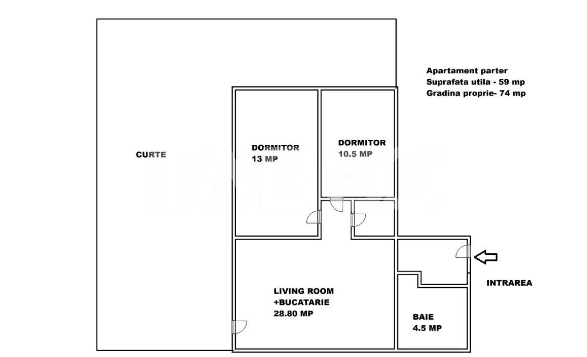 Apartament de vanzare 3 camere 2 bai gradina 74mp si parcare Selimbar - 5