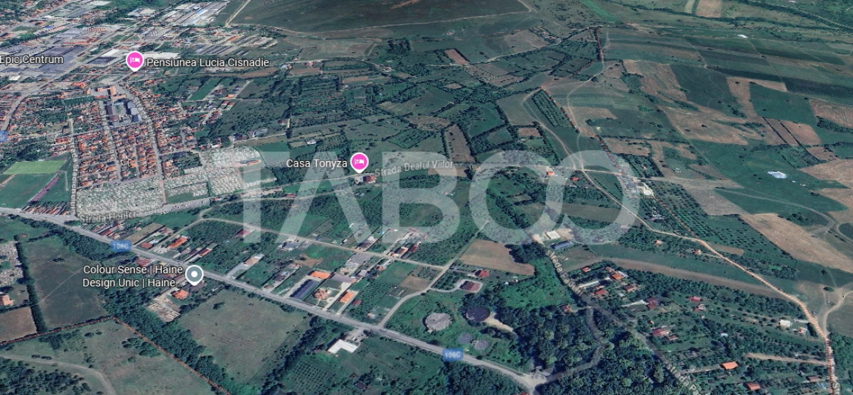 Teren intravilan 3100mp parcelat in 1000mp si 2100mp Cisnadie - 1