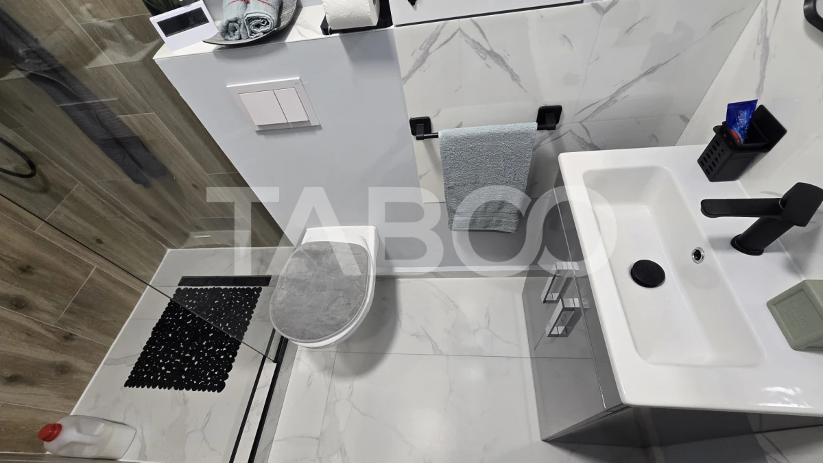 Garsoniera moderna de vanzare mobilata utilata in zona Lazaret Sibiu - 7