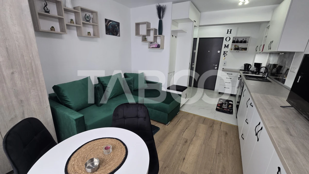 Garsoniera moderna de vanzare mobilata utilata in zona Lazaret Sibiu - 5