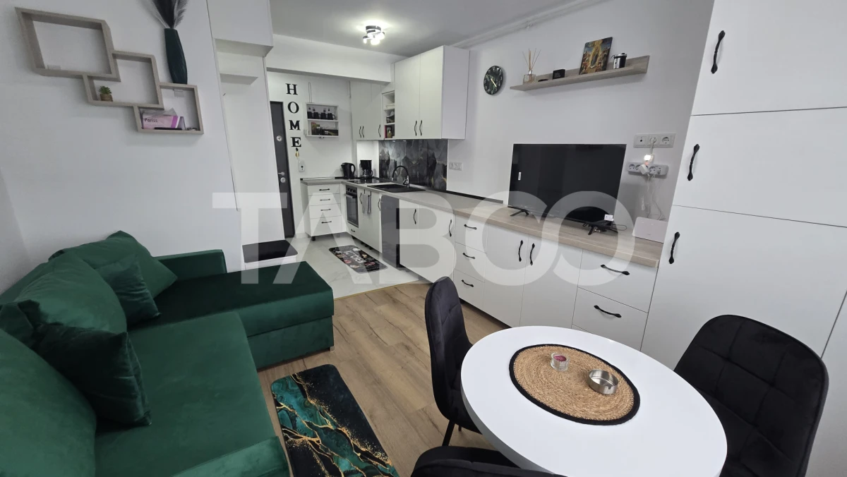 Garsoniera moderna de vanzare mobilata utilata in zona Lazaret Sibiu - 3