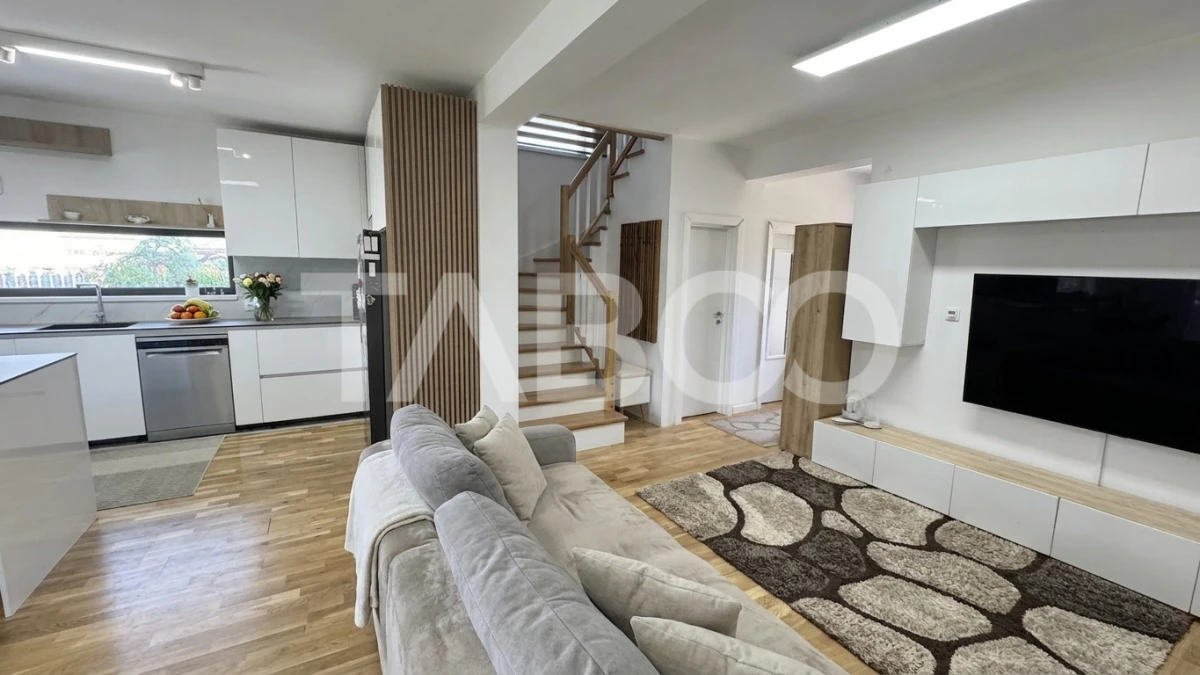 Casa duplex 125 mpu mobilata si utilata modern curte 172 mp Cristian - 4