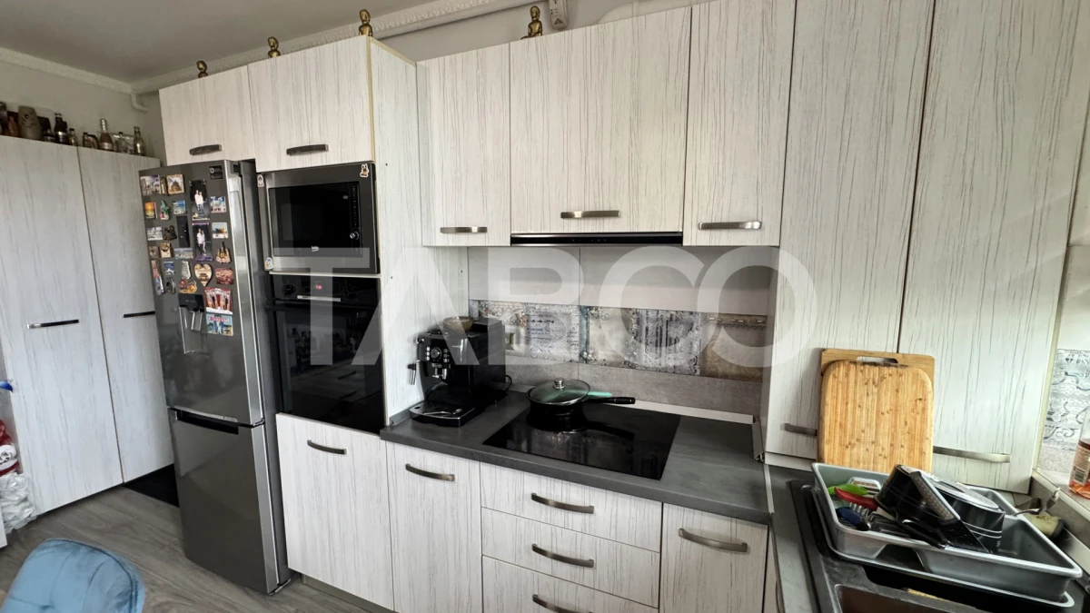 Apartament 3 camere de vanzare 54 MPU MOBILAT UTILAT PARCARE Selimbar - 8
