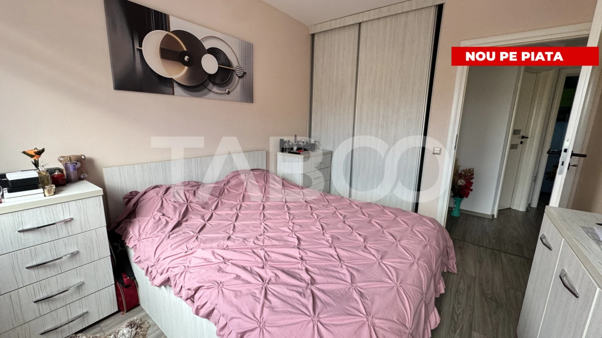Apartament 3 camere de vanzare 54 MPU MOBILAT UTILAT PARCARE Selimbar - 4