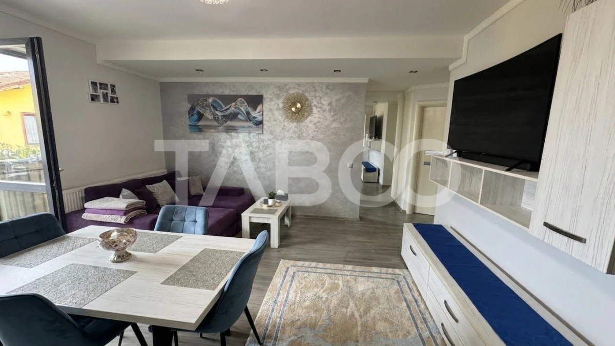 Apartament 3 camere de vanzare 54 MPU MOBILAT UTILAT PARCARE Selimbar - 2