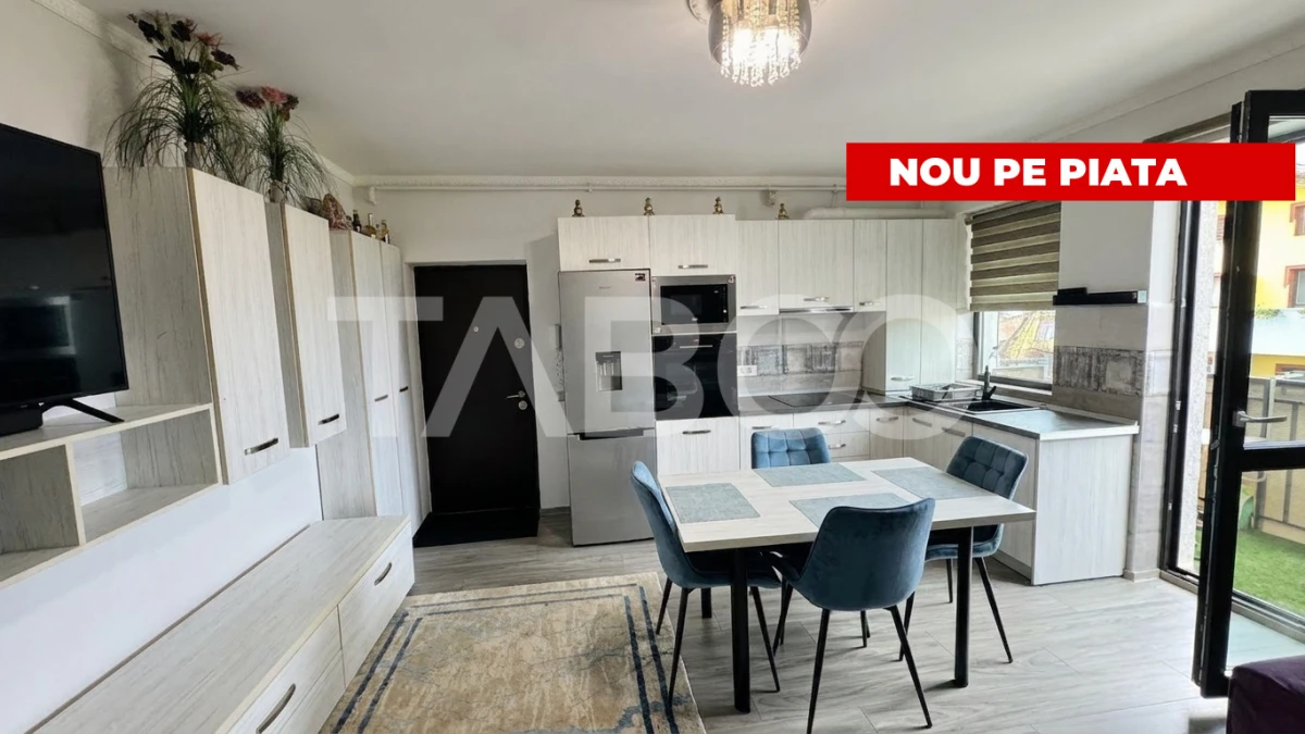 Apartament 3 camere de vanzare 54 MPU MOBILAT UTILAT PARCARE Selimbar - 1