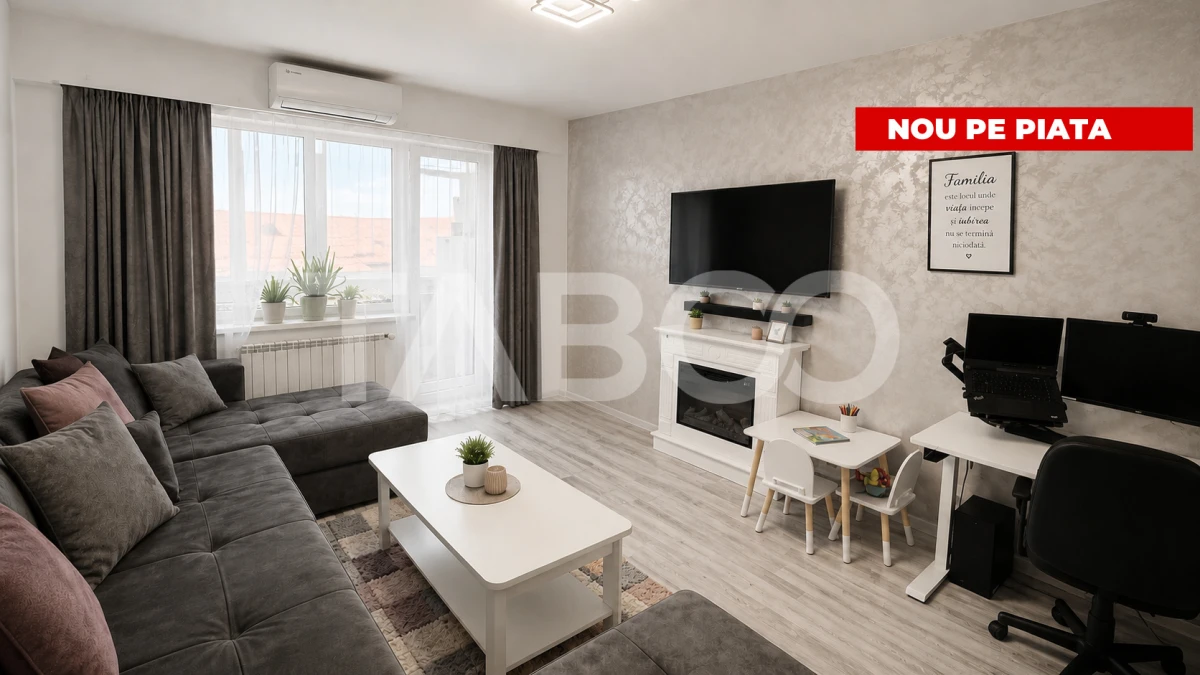 Apartament MODERN 3 camere MOBILAT UTILAT cu PIVNITA 80mpu Terezian - 3