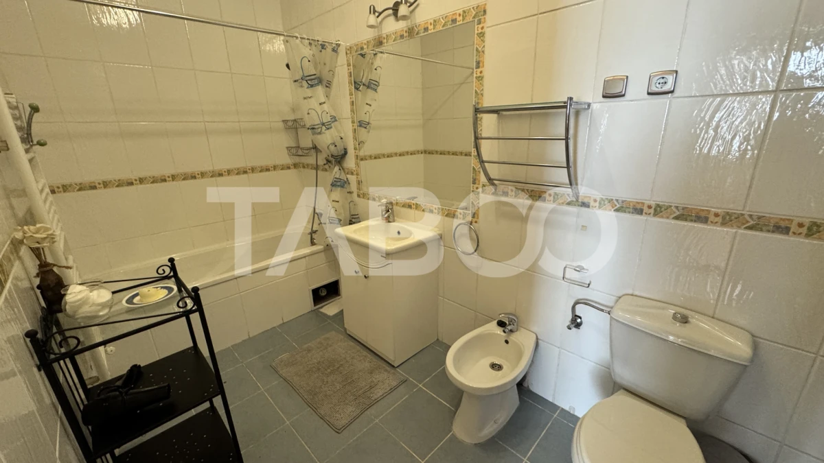 Apartament 3 camere de inchiriat mobilat utilat 90mpu BALCESCU Sibiu - 8