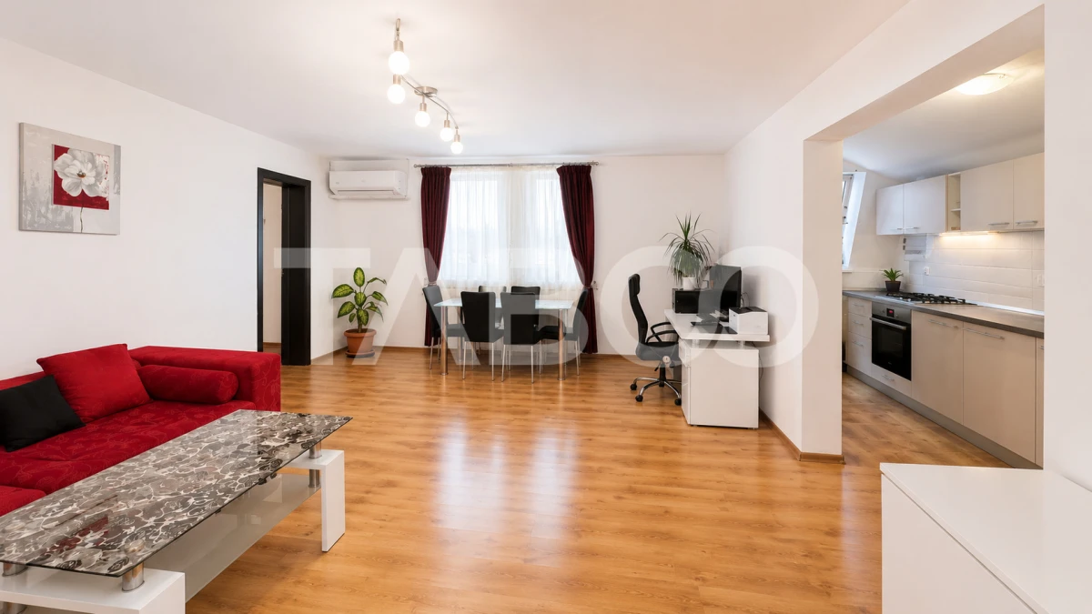Apartament 3 camere de vanzare mobilat utilat 77 mp Arhitectilor Sibiu - 9