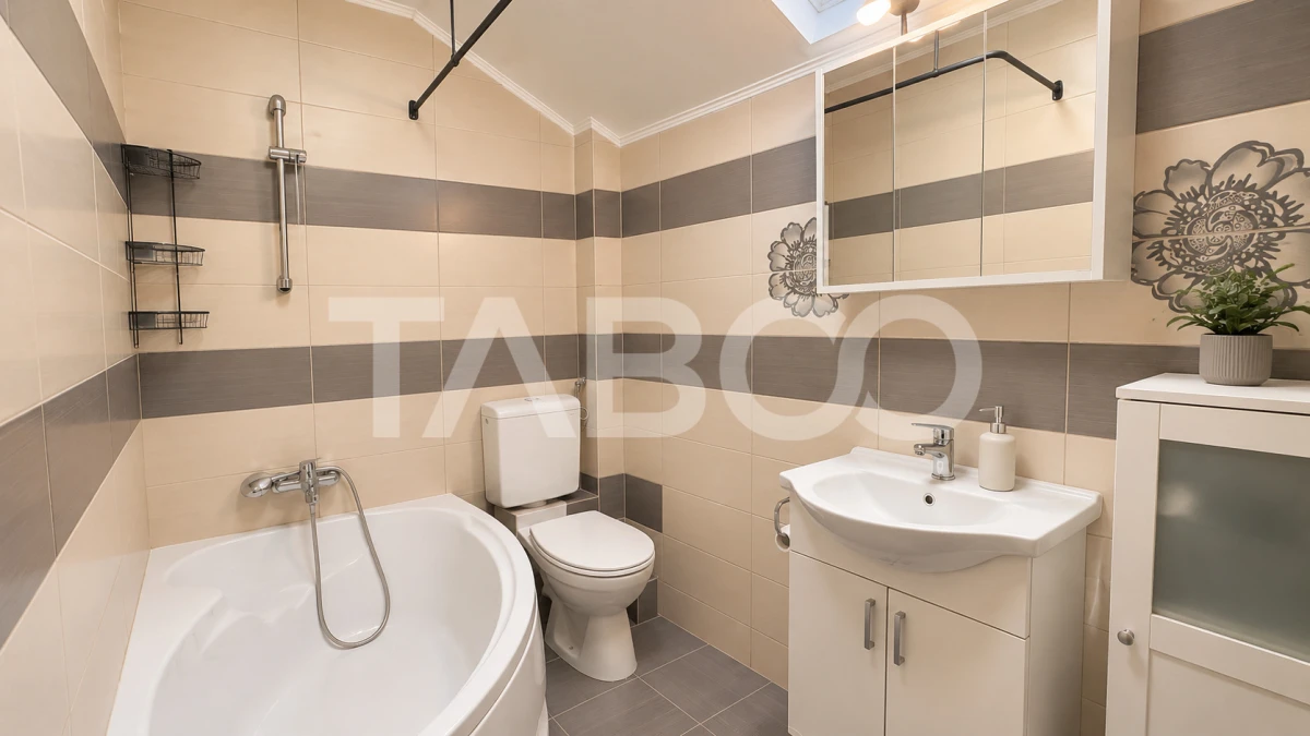 Apartament 3 camere de vanzare mobilat utilat 77 mp Arhitectilor Sibiu - 8