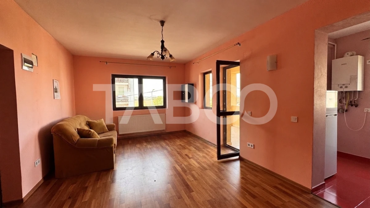 Apartament 2 camere de inchiriat mobilat utilat 50 mpu Tilisca Sibiu - 1
