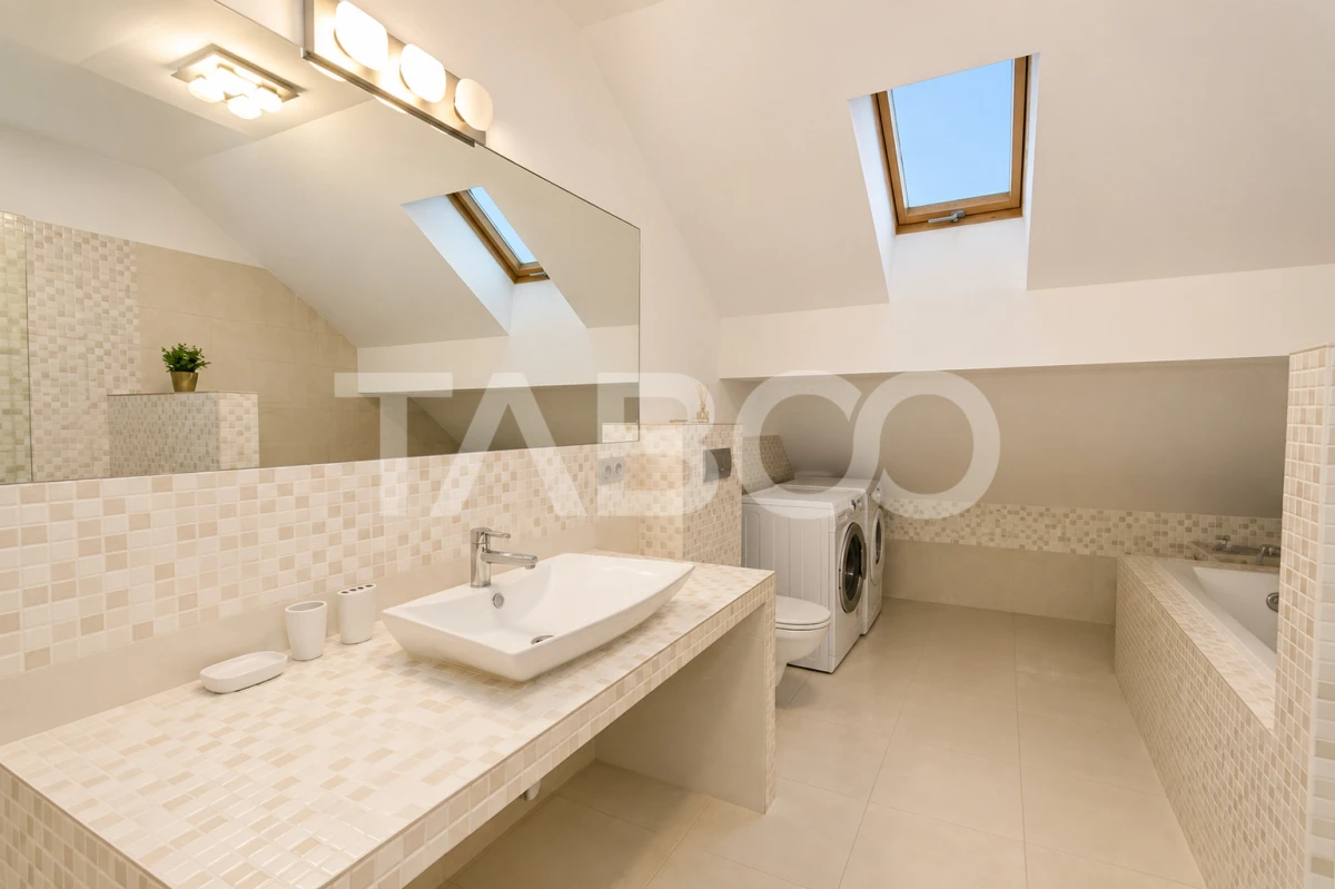Penthouse 4 camere de inchiriat in Sibiu zona Calea Dumbravii - 9