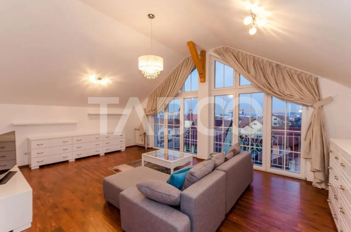 Penthouse 4 camere de inchiriat in Sibiu zona Calea Dumbravii - 4