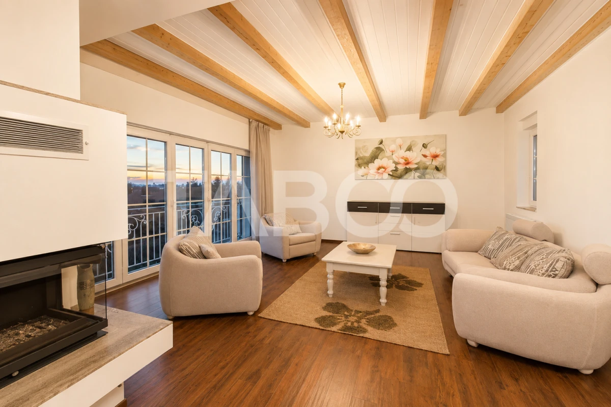 Penthouse 4 camere de inchiriat in Sibiu zona Calea Dumbravii - 1