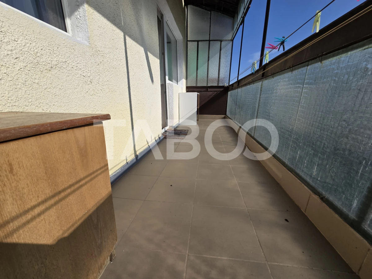 Apartament 2 camere de vanzare mobilat pivnita balcon Siretului Sibiu - 8