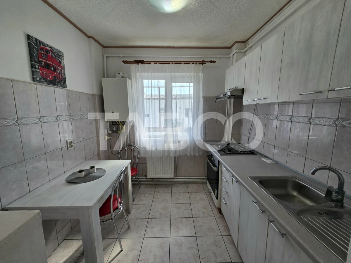 Apartament 2 camere de vanzare mobilat pivnita balcon Siretului Sibiu - 6