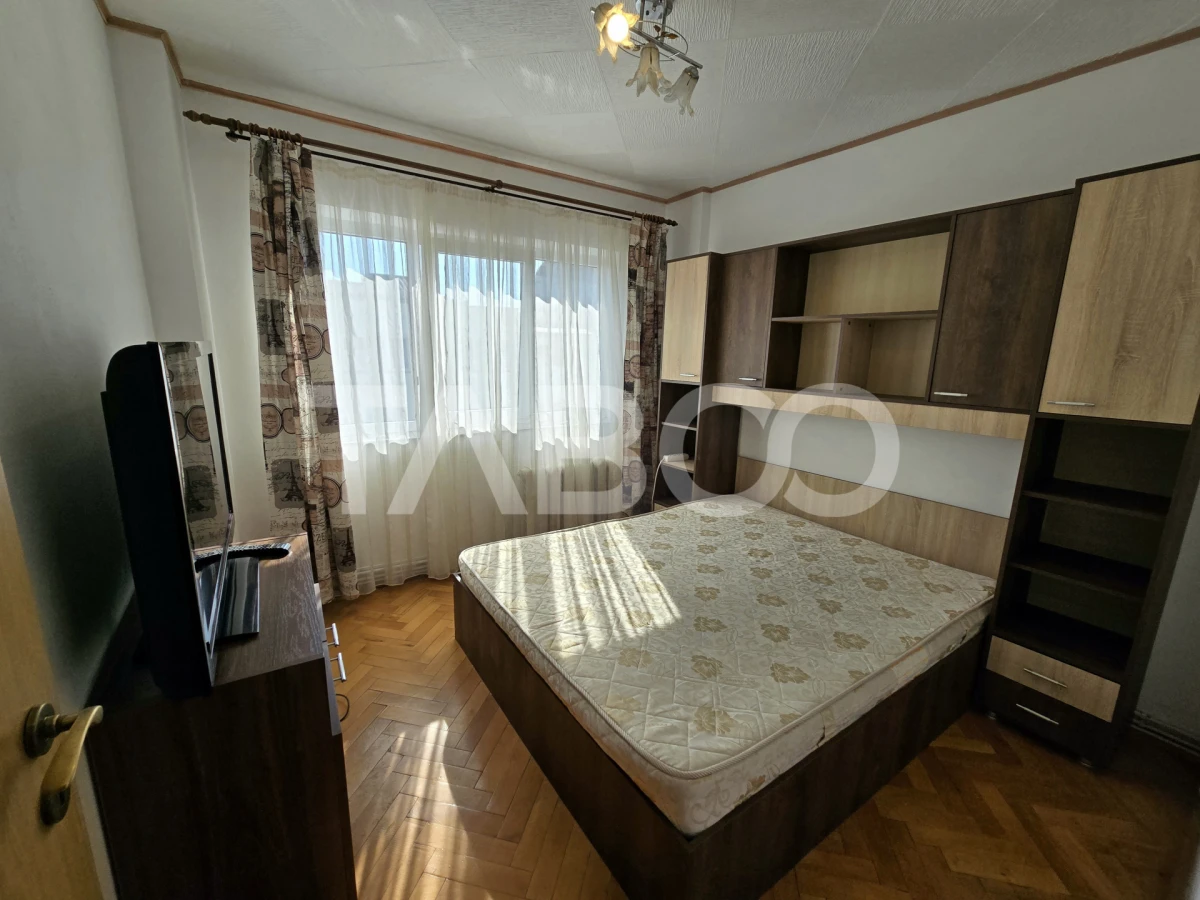 Apartament 2 camere de vanzare mobilat pivnita balcon Siretului Sibiu - 4