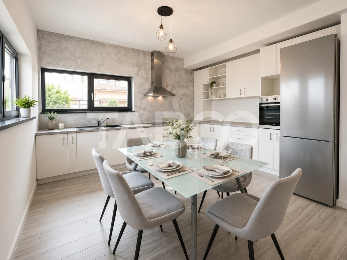 Casa spatioasa de inchiriat 5 camere 2 bai 2 locuri parcare Selimbar - 3