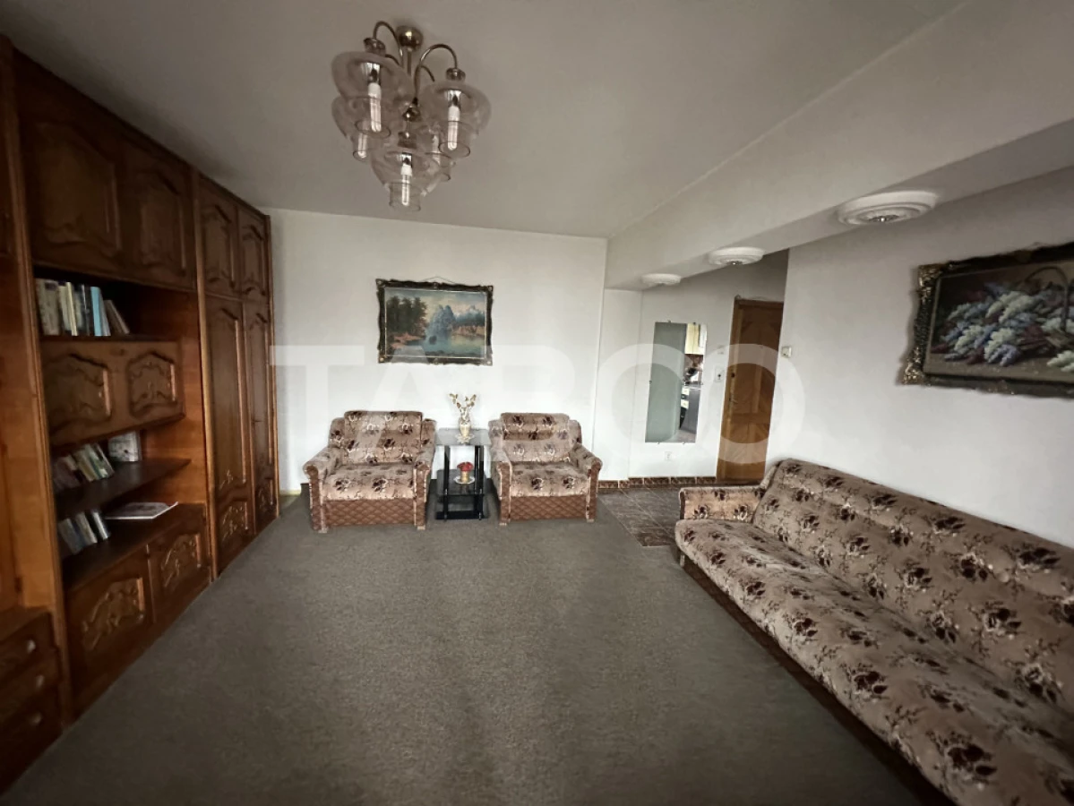 Apartament de inchiriat 2 camere decomandat etaj 3 mobilat utilat - 2