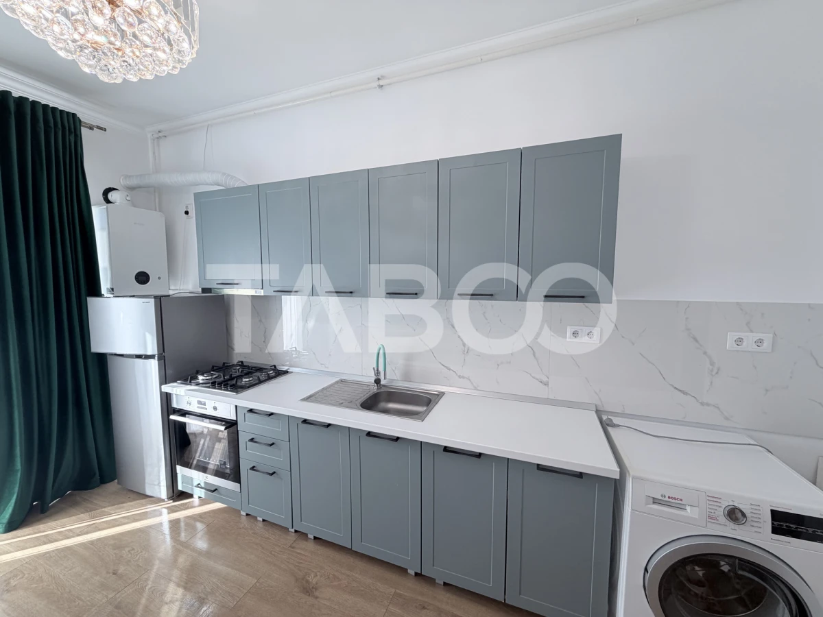 Garsoniera 37,5 mp utili etaj 2 parcare balcon boxa Selimbar Sibiu - 9