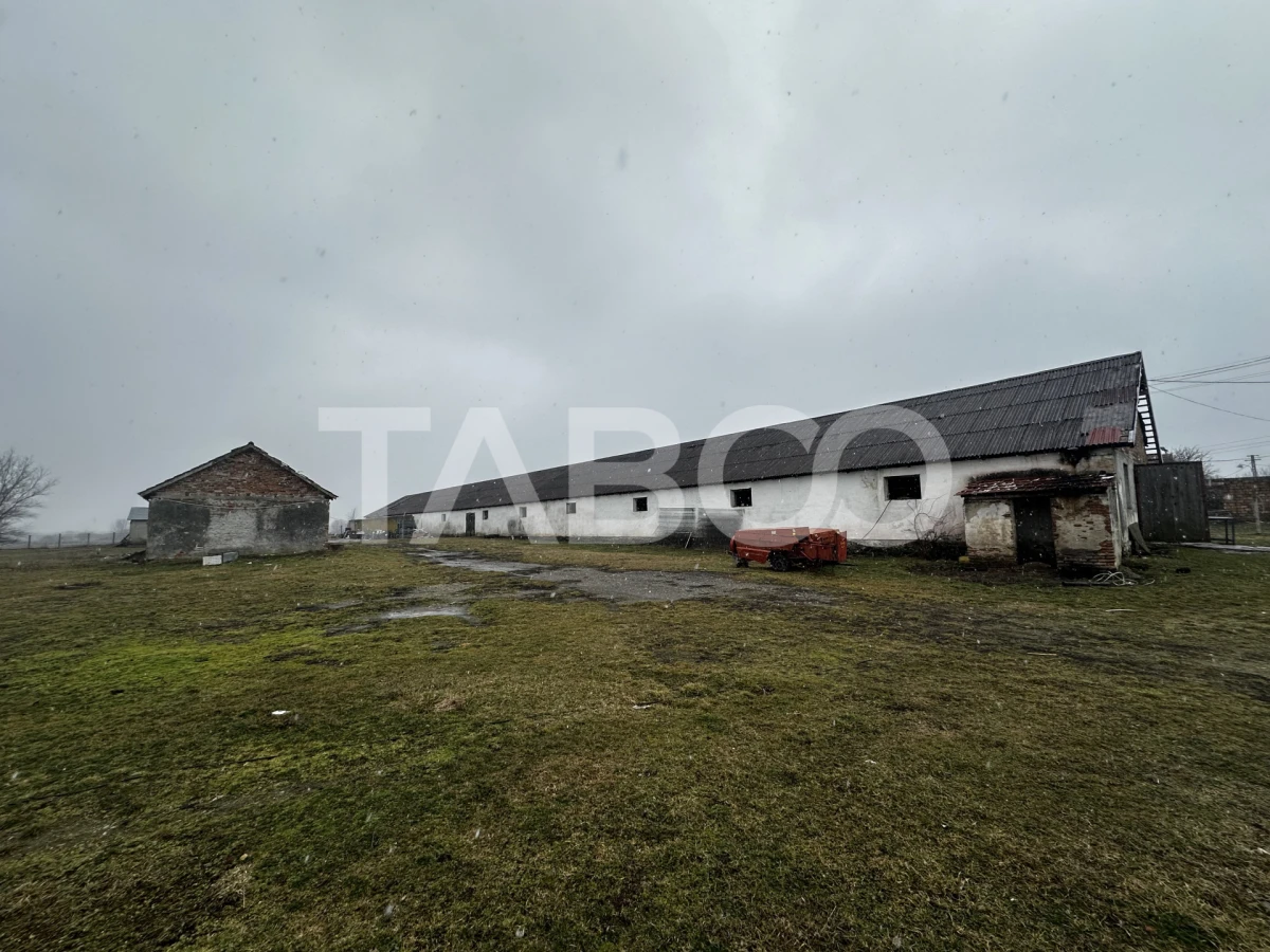 Teren de vanzare 8380 mp cu anexa de 1538 mp judet Sibiu Mohu - 1