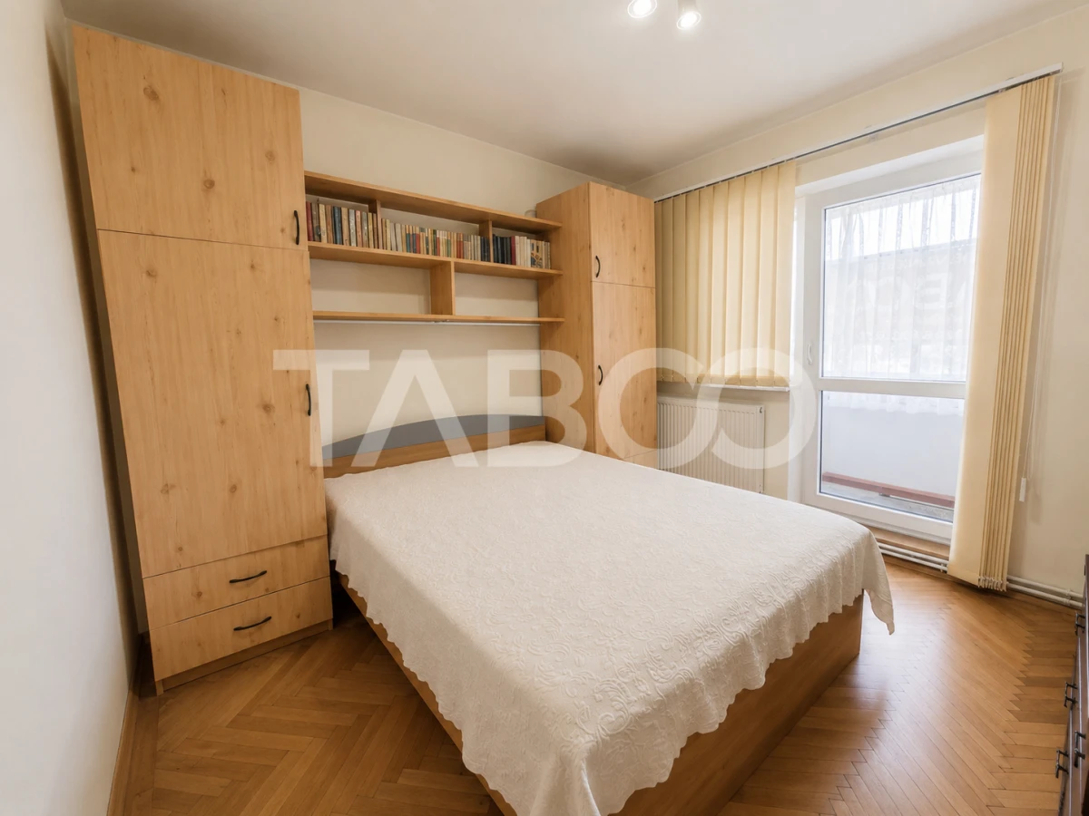 Ap 3 camere 2 bai 2 balcoane pivnita etaj 2 Str.Rusciorului Lidl Cibin - 4