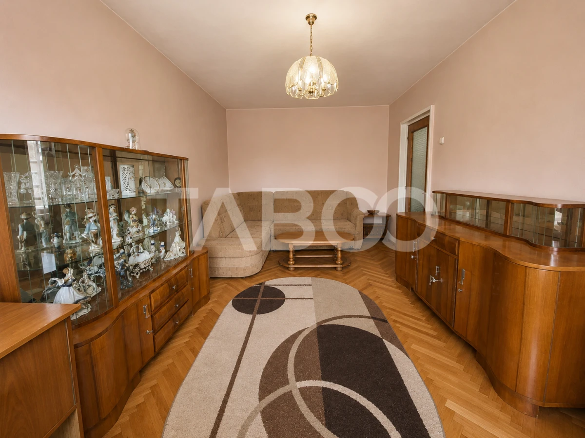 Ap 3 camere 2 bai 2 balcoane pivnita etaj 2 Str.Rusciorului Lidl Cibin - 2