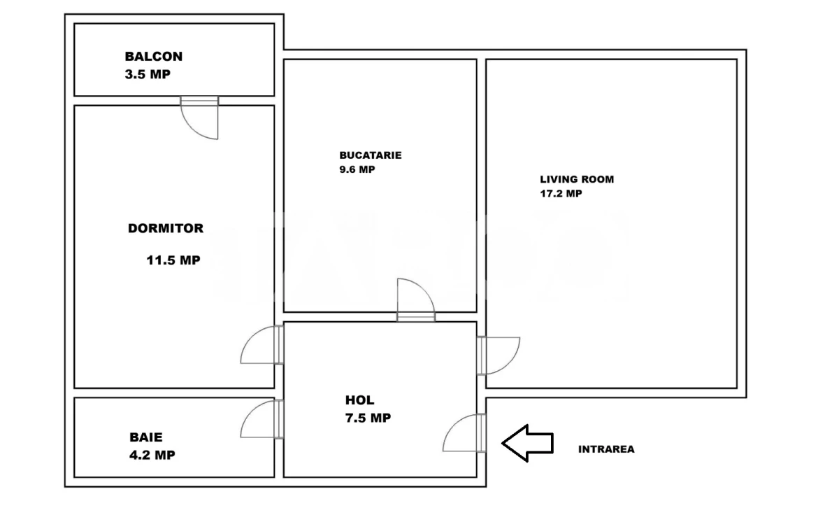 Strand Apartament decomandat de vanzare 2 camere balcon etaj 4 pivnita - 4