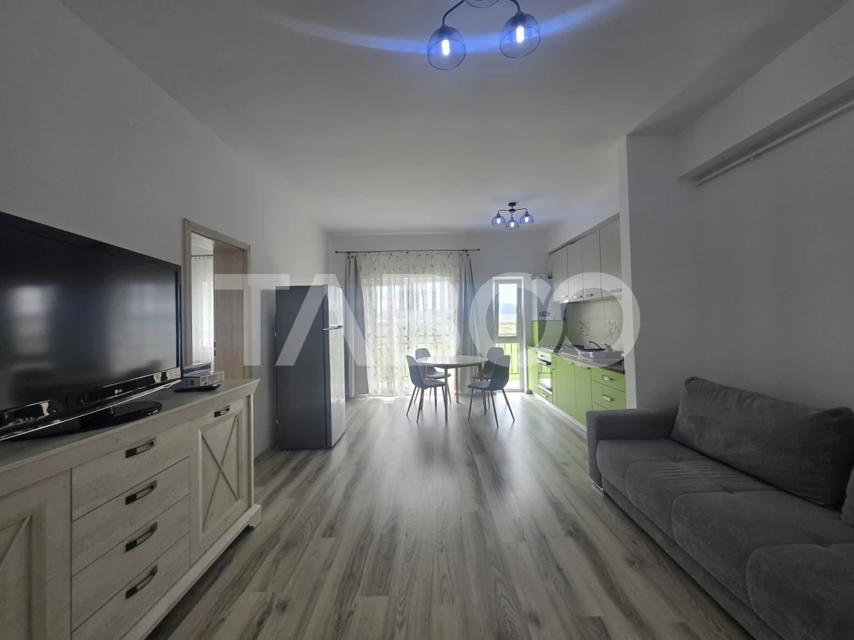 Apartament 2 camere de inchiriat decomandat 45mpu Magnolia Sibiu - 1