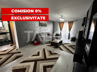 Apartament decomandat 3 camere 66 mpu 2 balcoane parcare Doamna Stanca